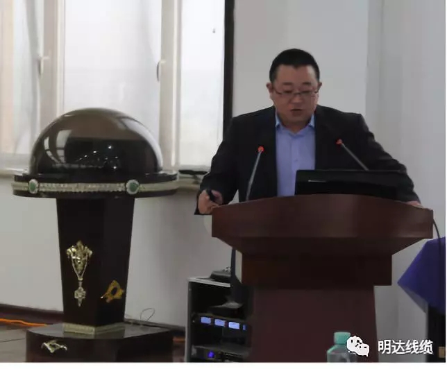 全省电线电缆产品质量提升会在宁召开 卡卡湾厅集团做典范讲话_卡卡湾厅动态_卡卡湾厅官网
