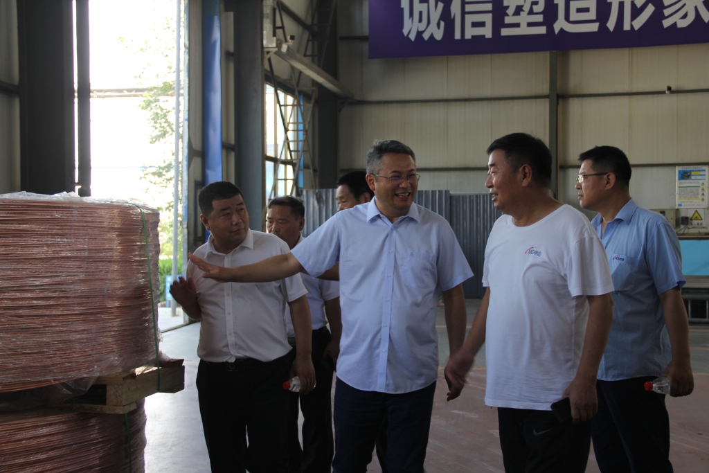 中国铜业到卡卡湾厅考察交流