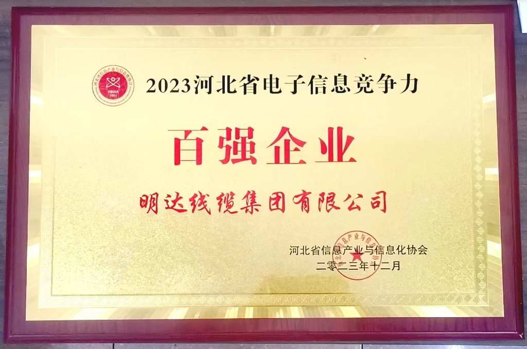 卡卡湾厅获评2023年河北省电子信息竞争力百强企业